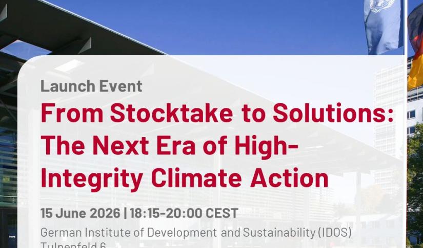 Toggle mobile navigation From Stocktake to Solutions: The Next Era of High-Integrity Climate Action